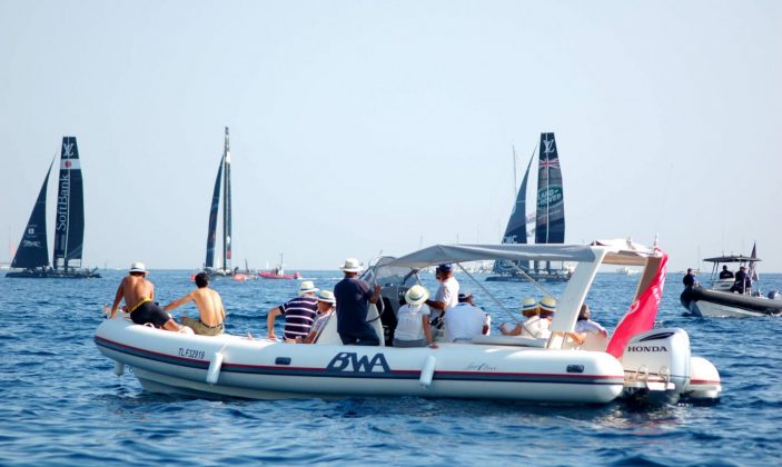 Nos bateaux pendant la coupe de l’america à Toulon