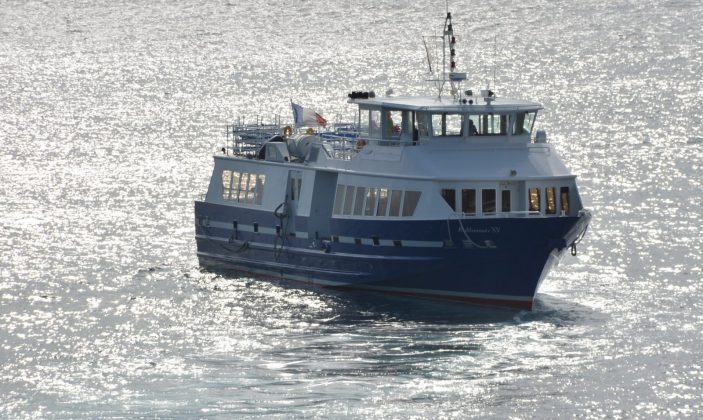 Navette TLV TVM au départ du Port d’Hyères pour Le Levant
